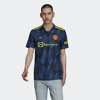 Manchester Utd Adidas AeroReady Mens 3rd Shirt.   GM4616 • £44.99