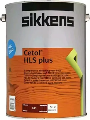 £79.99 • Buy Sikkens Cetol HLS Plus Mahogany 5 Litre