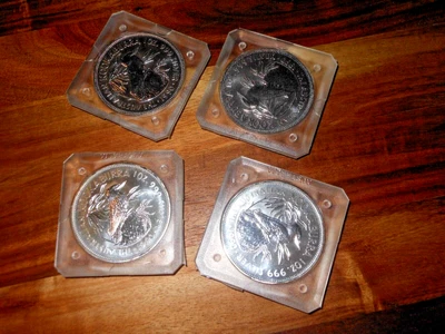 $65 • Buy 1990 The Australian Kookaburra Unc $5 Dollar Coin 1 Oz Silver Bullion In Capsule