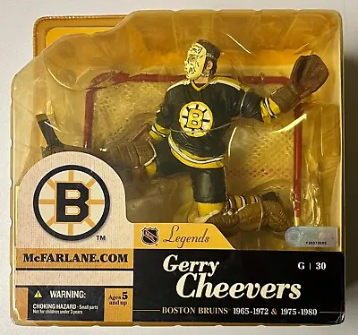 McFarlane NHL Legends Gerry Cheevers Boston Bruins Figure • $34.99