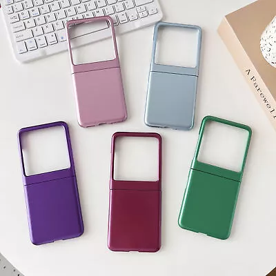 Shockproof Metal Paint Solid Color Phone Case For Motorola Moto Razr 40ultra  • $8.99