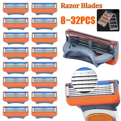 Up To 32x Replacement Blades For Gillette Fusion 5 Proglide Razor Shaver Shaving • $18.79