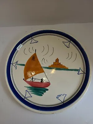 Richard Ginori Italy Hand Painted Sale Boat 13 Inch Serving Plate • $35