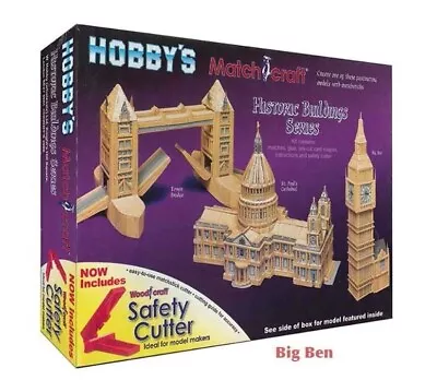 BIG BEN Matchstick Model Construction Craft Kit - Matchcraft NEW • £17.99