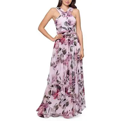 Xscape Womens Criss-Cross Maxi Summer Maxi Dress Gown BHFO 0251 • $63.99