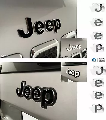 Jeep Front And Rear Emblem Overlay Decals For JEEP CHEROKEE • $20