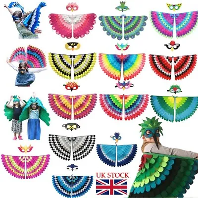 £8.95 • Buy Halloween Kids Costume Owl Bird Wing Mask Girl Animal Outfit Toddler Xmas Gifts