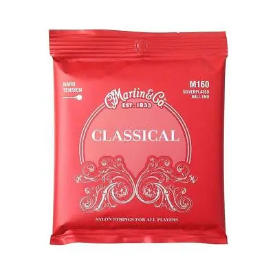 Martin Classical Guitar String Set High Tension With Ball Ends • $17