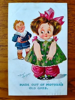 Inter-Art Fred Spurgin Postcard Bloomer Kids #935 Made Out Of Mother's Old Ones • £5.50