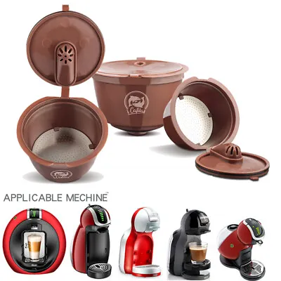 3x Reusable Coffee Capsule Pods Filter For Dolce Gusto Nescafe Mini Me Melody US • $8.69