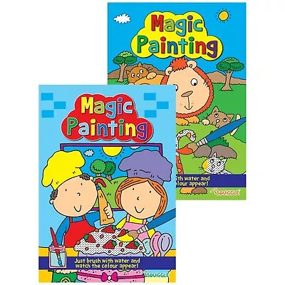 Squiggle Magic Painting Book For Children With 16 Illustrations Just Use Water • £4.38