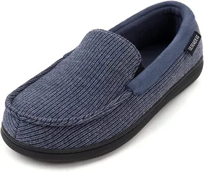 Men's Slippers Loafer Moccasin Casual House Shoes Slip-on Outdoor Memory Foam • $17.59