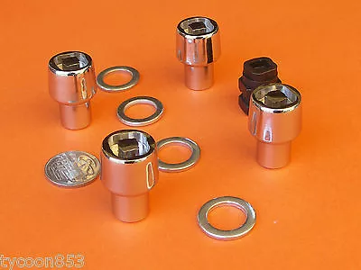 MAG WHEEL LOCK NUTS Pk4 SUIT HOLDEN FE - EJ HR - HQ WB + TORANA LC LJ LH LX UC • $19.95