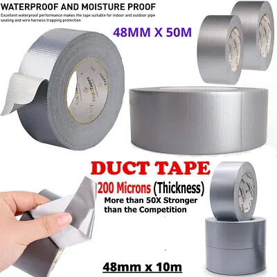 Duct Gaffer Waterproof Strong Premium Pipe/sealing/metal Repair/insulation Tape • £4.99