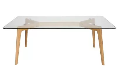 Stad Rectangle Glass Coffee Table • $155