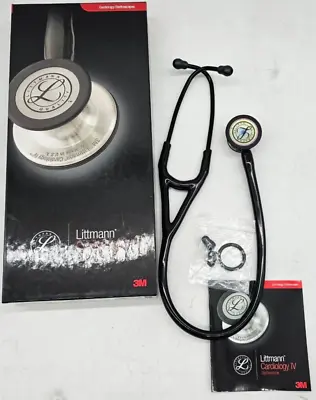 Littmann Cardiology IV Diagnostic Stethoscope - Rainbow-Finish Black 6240 • $129.99