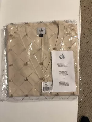 NWT Cabi Campus Pullover Cream Style 6456 Spring 2024 Free Shipping • $84