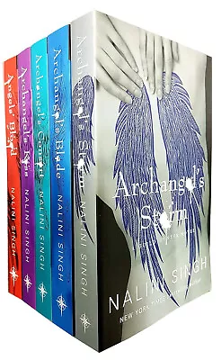 Guild Hunter Series 5 Books Collection Set By Nalini Singh  Archangel's Storm • £38.99