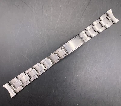 $415 • Buy Genuine Vintage 1966 17mm Midsize Rolex Oyster Rivet Bracelet Ref. 7205 62 Ends