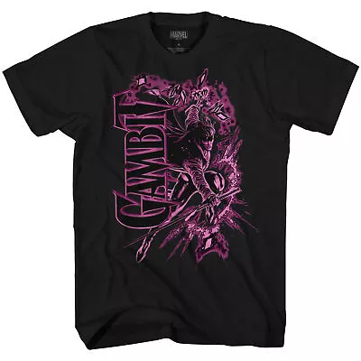 X-Men Gambit Glow Marvel Comics Adult T-Shirt • $21.95