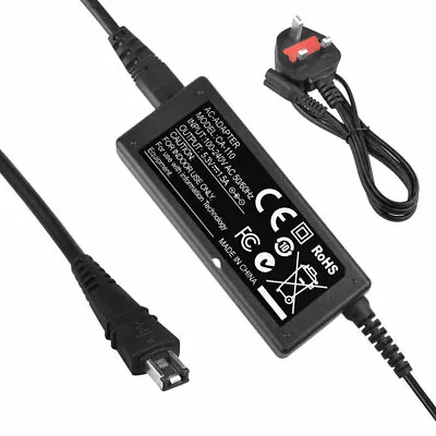 AC/DC Adapter Charger For Canon LEGRIA HF R36 R37 R38 R46 R47 R48 Power Supply • £16.18