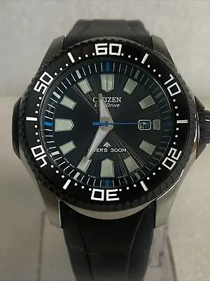 Citizen Promaster BN0085-01E Eco-Drive Date Divers 300M Quartz Mens Watch. • £16