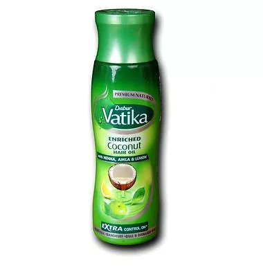 DABUR VATIKA ENRICHED COCONUT OIL WITH HENNA  AMLA LEMON Herbs 150ML • $13.05