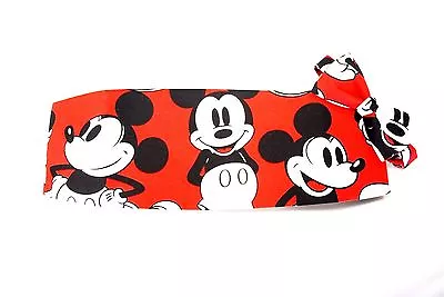 Iconic Mickey Mouse Tuxedo Cummerbund And Bowtie Set • $85.50