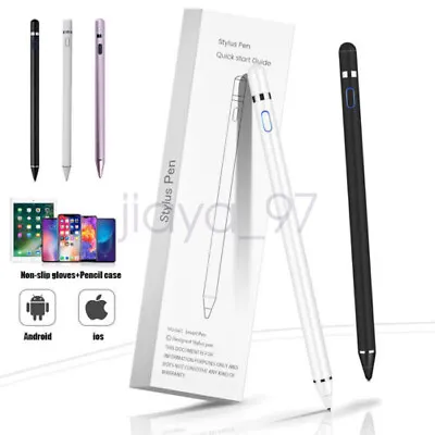Stylus Pencil For Apple IPad 6th 7th 8th 9th 1/2. Generation Palm Rejection Pens • £9.99