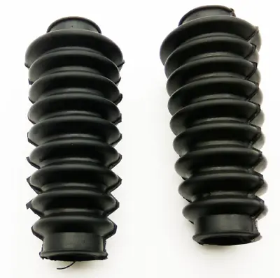 30 Mm X 35 Mm X 168 Mm BLACK MOTORCYCLE Bike FORK DUST COVERS GAITERS BOOTS • £22.99