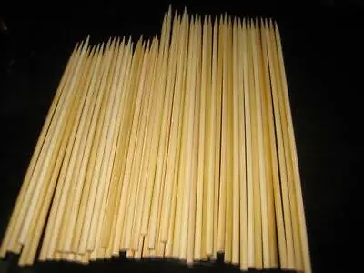 £3.99 • Buy 100 X 30cm (Extra Thick) Wooden Bamboo BBQ Skewers  - 4MM