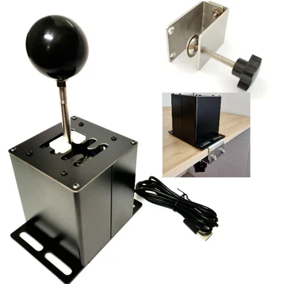 $43.98 • Buy PC USB H-SHIFTER 6+R+SEQUENTIAL BUTTON W/ Table Clamp