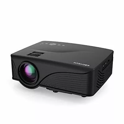 Abdtech Mini LED Multimedia Home Theater Projector With 1200 Luminous Efficien.. • $66.89