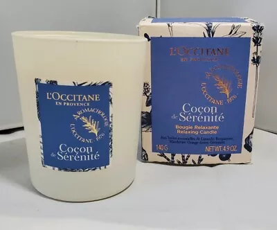 New L'Occitane Cocon De Serenite Relaxing Candle 140g 4.9oz Bergamot Orange Etc • $27.77