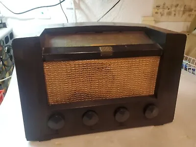 Vintage Working 1948 RCA Victor AM/FM Tube Radio 8R71 Selling With Defects  • $46.69