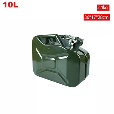 $135.99 • Buy New 10L Portable Jerry Can+Spout Spare Petrol Storage Can For 4WD Motorcycle