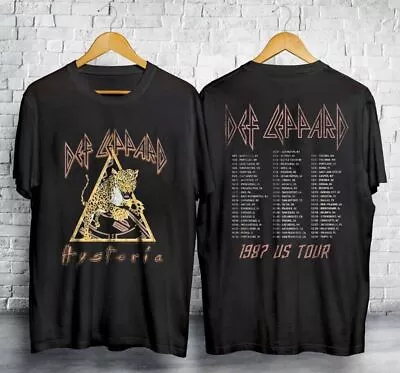 VTG Def Leppard Hysteria 1987 Concert US Tour T-shirt Unisex S-3XL For Fans • $25.99