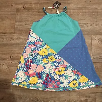 Matilda Jane Dress Size 12 NWT Flowers Blue/green • $30