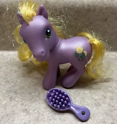 My Little Pony G3 MLP Daisy Jo DaisyJo 2003 Glitter Celebration With Brush • $6.11