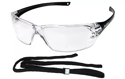 Bolle PRISM Sports Cycling Safety Glasses Spectacles CLEAR Lens + Free Cord • £9.99