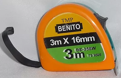 3m TAPE MEASURE Orange Front / Teal Back ~ New VERY CHEAP! 16mm Wide Metal • $14.92