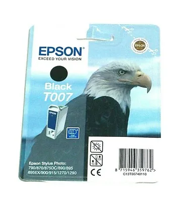 £7.99 • Buy EPSON Black T0007  Ink Cartridge    Epson Stylus Photo  790/870/890/895