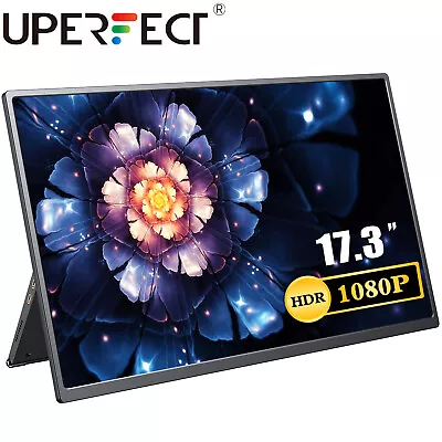 $303.59 • Buy UPERFECT 17.3  Portable Monitor 1080P USB-C Gaming Monitor For Laptop PC PS4/5