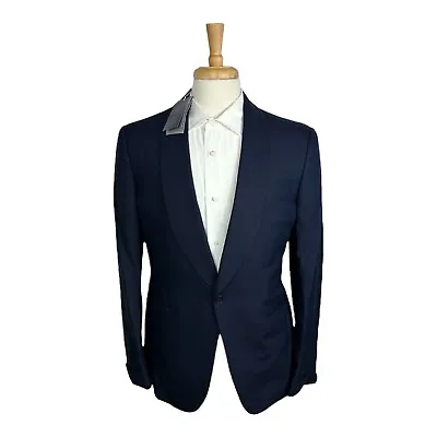 Ralph Lauren Purple Label Mulberrry Silk Blue Mens Dinner Jacket 40R NWT 2995$ • $959.99