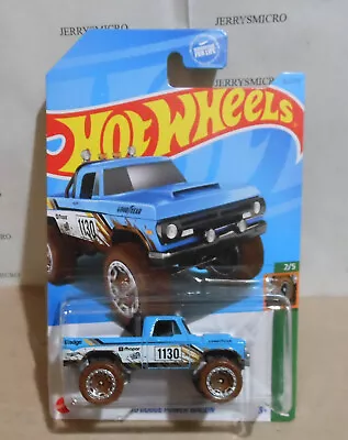 Hot Wheels Mud Studs   Series '70 Dodge Power Wagon In Blue #2/5 Or #161/250 • $2.30