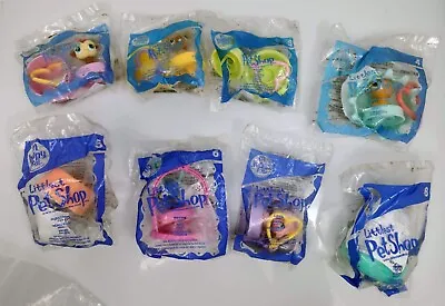 2006 McDonalds Happy Meal Littlest Pet Shop Toy Figure Lot Of 8 Keychain • $29.95