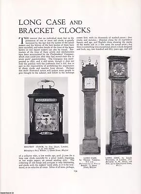 Long Case And Bracket Clocks. An Original Article From Apollo International Mag • £13.99