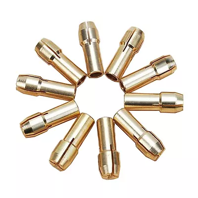 10PC Dremel Rotary Mini Drill Brass Collet Chuck Compatible Most Tool • $5.99