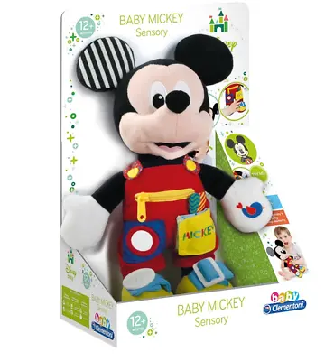 Disney Baby Mickey Mouse Sensory Plush Doll Age 12m+ New • £19.75