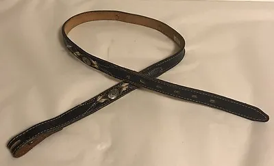 VINTAGE NOCONA 3/4  Thin  WESTERN /LEATHER BELT Small 27-30  • $32.99